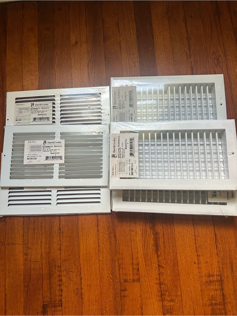 Hart & Cooler install Confidence Ceiling Sidewall ,  Sidewall Return Grille 6 pc